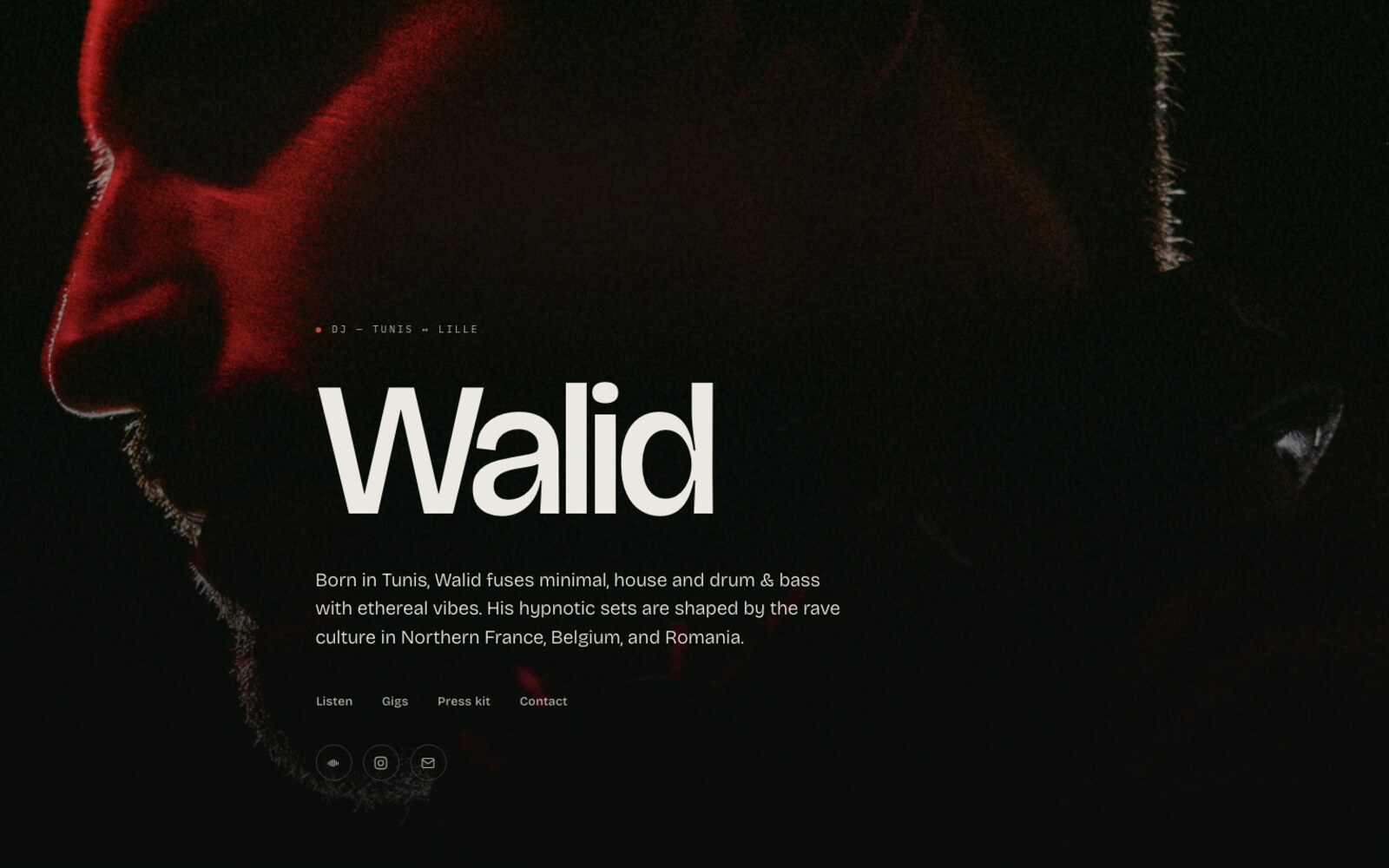 walid-dj.com — site preview
